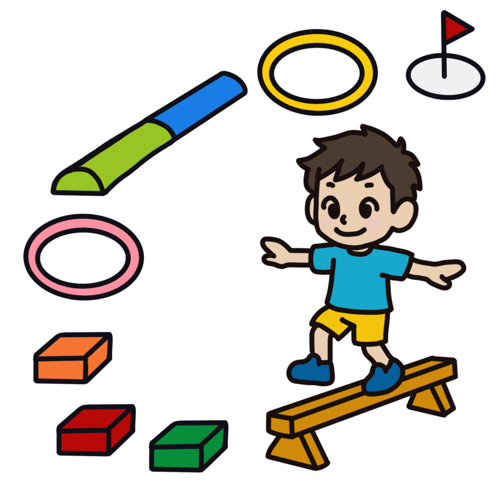 サーキット運動のイラスト素材