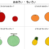 プリントワーク（大きい・小さい）問題文あり