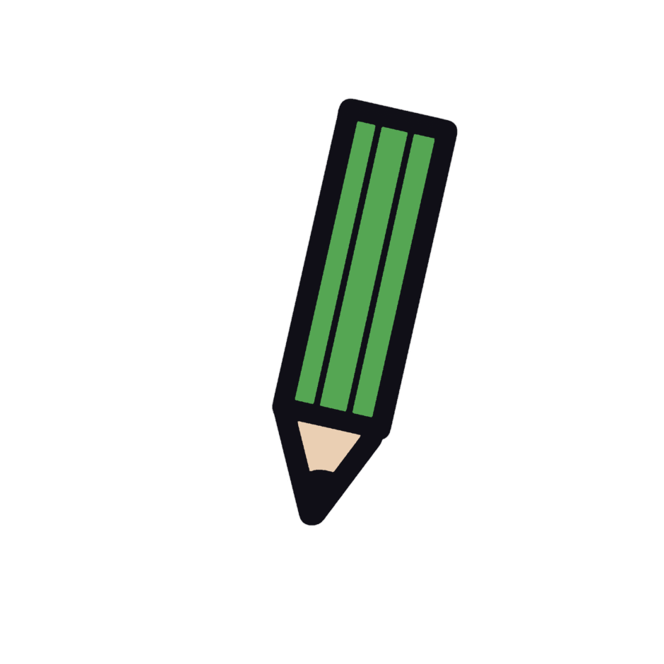 えんぴつ（鉛筆）のイラスト素材