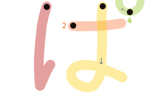 ひらがな素材『ぱ』
