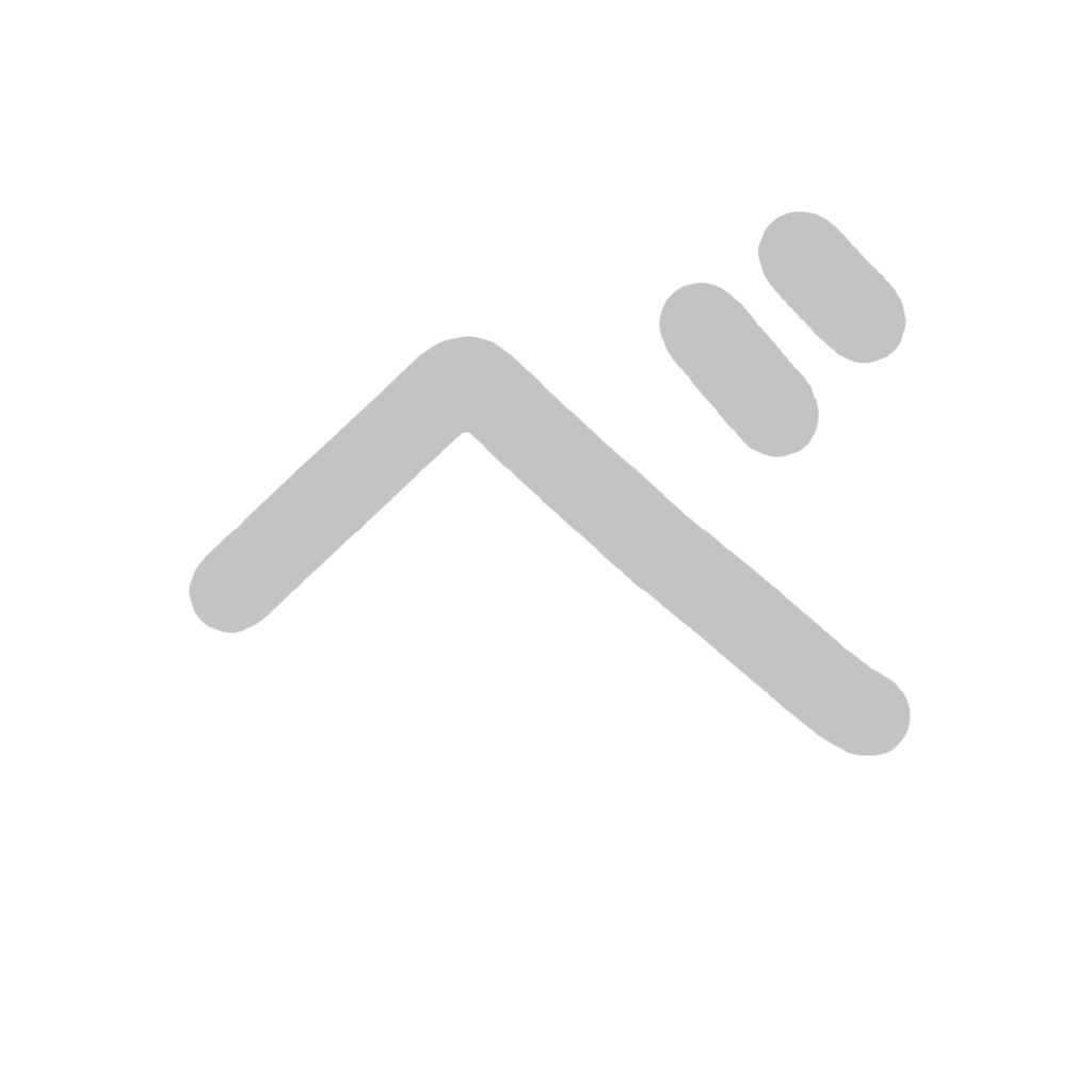 ひらがな『べ』のなぞり書き（グレー）