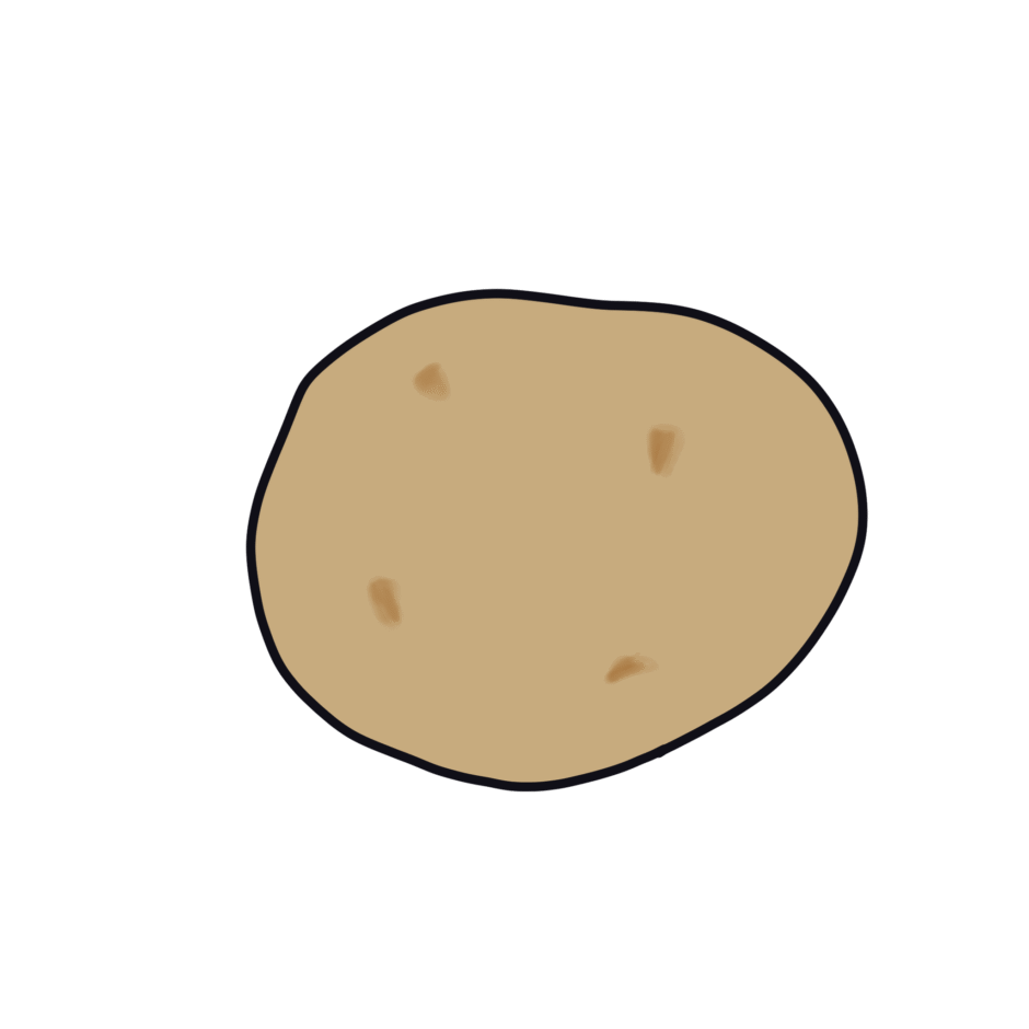 じゃがいも（ジャガイモ）のイラスト素材