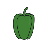 ピーマンのイラスト素材